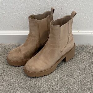 Madden Girl Taupe Ankle Booties